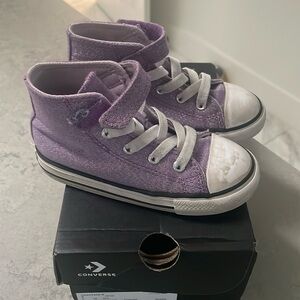 Converse Chuck Taylor high top. Toddler size 9.